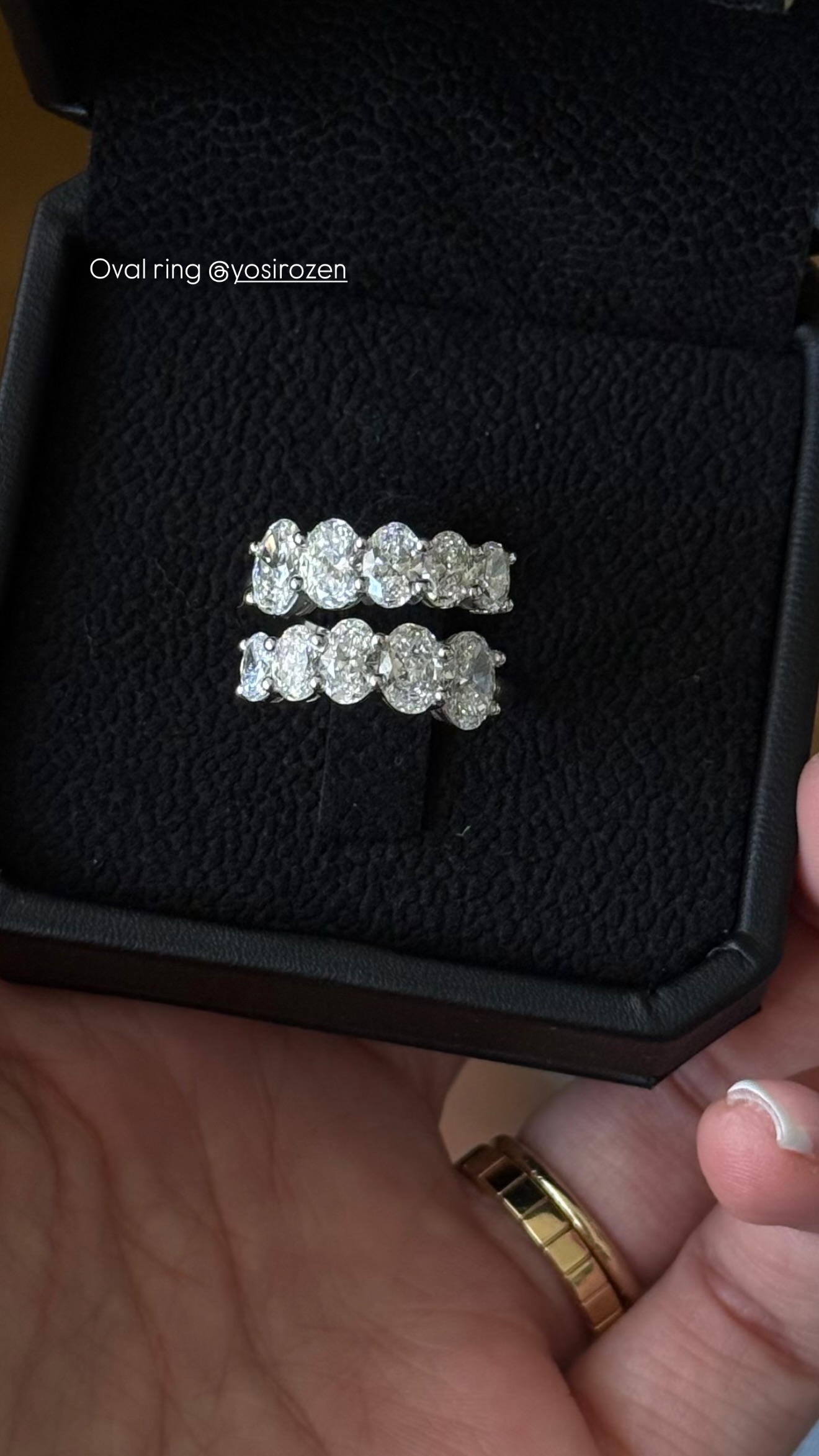 The solitaire ring is even more beautiful in person. The diamond has an incredible sparkle!